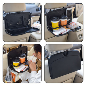 Car cup holder, rear <b>folding</b> <b>table</b>, car tray, car rear seat <b>dining</b> <b>table</b>, beverage rack, car flip-top small <b>table</b> - Product Image 5