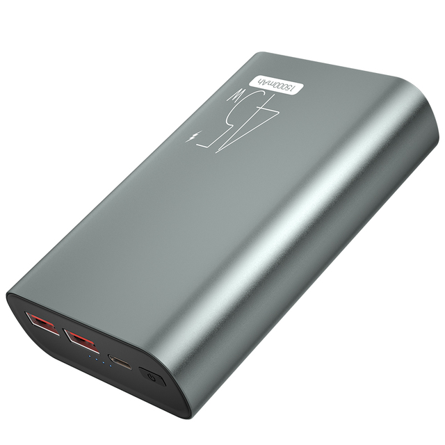 New Product Ideas 2025 Electronics Portable Charger PD45W 15000mAh Large Capacity Fast Charging Aluminum Alloy USB C Power Banks