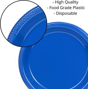 7'' 9'' 10.25'' Ronde Herbruikbare <span class=keywords><strong>Plastic</strong></span> Dessert- en Dinerborden voor Bruiloften en Feesten - Product Image 3