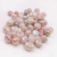 Vente en gros de pierres de quartz rose d'aura d'ange naturel pierre de gravier en cristal de guérison pour la décoration