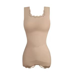 Ventes en gros de sous-vêtements amincissants en dentelle de grande taille, doux et lisses, sculptant le corps, releveur de fesses, pantalon à haute élasticité, taille haute, contrôle du ventre - Product Image 4