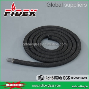 <span class=keywords><strong>FIDEK</strong></span> 玻璃纤维拉伸成型编织套管，表面光滑，适用于木炉门密封，可提供定制切割加工服务 - Product Image 3
