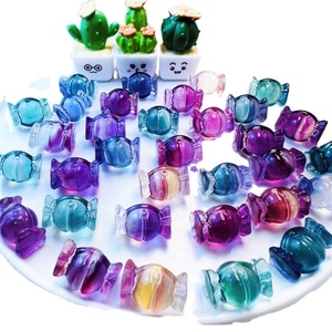 Artesanías de Fluorita de Alta Calidad, Cristales Naturales Curativos, Diseño Popular, Regalos para Recuerdos - Product Image 1