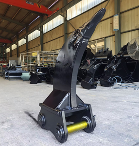 RSBM Ripper à tige unique robuste pour excavatrice <span class=keywords><strong>Kubota</strong></span> KX080-4 <span class=keywords><strong>8T</strong></span>, ripper à roche et à glace avec dents remplaçables - Product Image 5