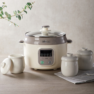 Bear Little Bear Mijoteuse Électrique Multifonctionnelle 2,3 L pour la Maison, Cuiseur Vapeur, Mijoteuse, Préparateur de Bouillies et de Soupes - Product Image 1
