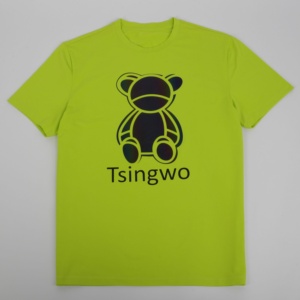 Tsingwo Tùy Chỉnh Truyền Nhiệt Ba Chiều Nhãn Phản Quang Đồ Họa Logo Thư In Người Đàn Ông Áo Thun 100% Cotton Người Đàn Ông Của T-Shirts - Product Image 3
