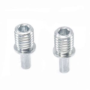 สลักเกลียวปลายเรียวแบบไม่มีหัวสำหรับงานกลึง CNC แบบกำหนดเองได้  พร้อมร่องสำหรับยึดตำแหน่งทรงหกเหลี่ยม - Product Image 1