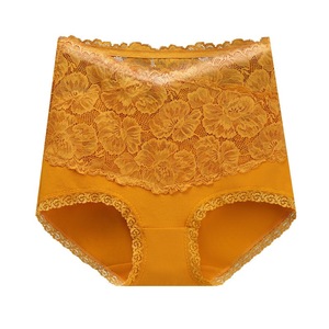 Nuovi Arrivi: Mutandine da Donna a Vita Alta Taglie Forti, <span class=keywords><strong>7</strong></span> Colori, in Cotone, per Taglie fino a 100kg, con Design in Pizzo Lavorato a Maglia - Product Image 4