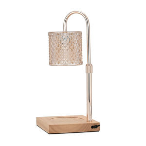 Candle Warmer Lamp with <b>Timer</b> and Dimmer Vintage Clear Wax Melt Warmer for Bedroom Dorm Apartment Decorative Home <b>Lighting</b> - Product Image 6