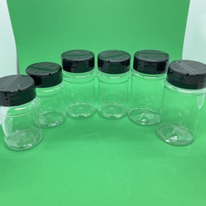 60 ml nhựa container cho hạt tiêu bột với đôi lật nắp và lót, 2 oz lật mở gia vị nhựa Jar - Product Image 6