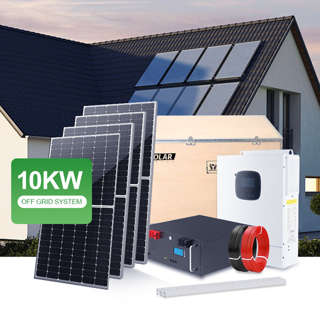 Home Off-Grid Solar Power System 3kw 5kw 10kw Lifepo4 Lithium Battery Energy Storage System
