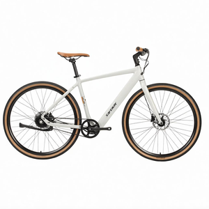 Vélo électrique en aluminium 250W conforme aux normes européennes, 700C, capteur de couple, batterie cachée 48V 10AH, frein à disque, suspension avant, étanche, 60 km d'autonomie - Product Image 1