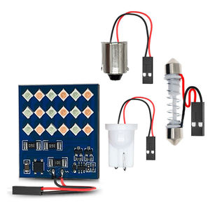 Luces LED para el Interior del Vehículo, Lámpara de Techo de Doble Color, 18 SMD 3030 LED, 2.2W, Lámpara de Lectura, Luces de Techo, Bombilla de 12V - Product Image 2