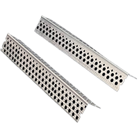 Protecteur d'angle de protection de mur perforé de quille en acier galvanisé léger, perle d'angle de cloison sèche résistante aux chocs pour usage hospitalier