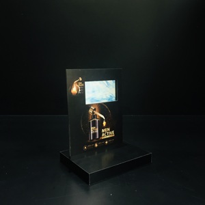 Modern <b>Acrylic</b> Cosmetic Display Counter with LCD Screen | Premium Beauty Product Showcase <b>Stand</b> - Product Image 6