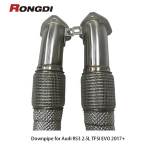 ท่อระบายความร้อนสำหรับรถแข่ง Audi RS3 TFSI EVO(EA855) 2.5T 2017 + 304ท่อไอเสียสแตนเลส - Product Image 6