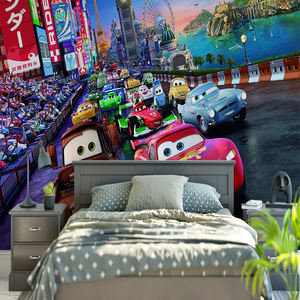 Murale Adesivo 3D Impermeabile Moderno con Tema Auto e Film, Facile Installazione per Camere da Letto dei Bambini, Sale Giochi, Hotel e Decorazioni per Bagni - Product Image 4