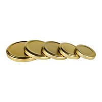 Couvercles métalliques torsadés en gros (43mm, 48mm, 53mm, 58mm, 63mm, 66mm, 70mm, 80mm, 82mm) pour bocaux en verre de conserve