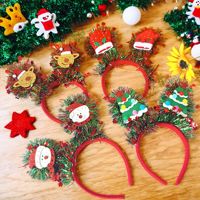 Nouveau serre-tête à sequins pour sapin de Noël, pinces à cheveux de Noël pour adultes et enfants, serre-tête de costume de fête, vente directe d'usine