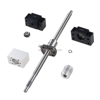 Kit complet de vis à billes SFU1605 à faible bruit avec unités de support BK12 BF12 pour système de transmission linéaire de machine de fraisage CNC