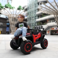 Véhicule tout-terrain électrique à quatre roues pour enfants, alimenté par batterie, voiture à 4 roues pour enfants, électrique avec télécommande