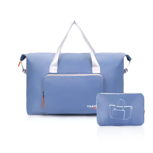 Borsa da Viaggio Pieghevole per Donne e Ragazze, <span class=keywords><strong>Borsone</strong></span> Sportivo alla Moda con Chiusura a Cerniera per Pernottamenti e Weekend - Product Image 1