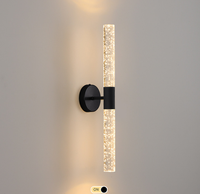 Lámpara de Pared LED Dorada Moderna y Sencilla, Luz de Noche Cilíndrica para Dormitorio, Sala de Estar, Fondo de Pared de Aluminio, 220V, Hogar