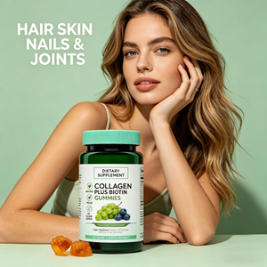 Gummies au collagène en gros pour la croissance et la force de la peau, des <span class=keywords><strong>cheveux</strong></span> et des ongles – Complément <span class=keywords><strong>alimentaire</strong></span> – Fabricant - Product Image 2