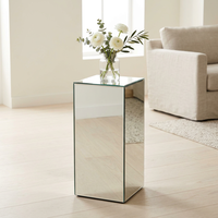 Support de plantes en bois miroir moderne, en forme de cube, pour salon et hôtel