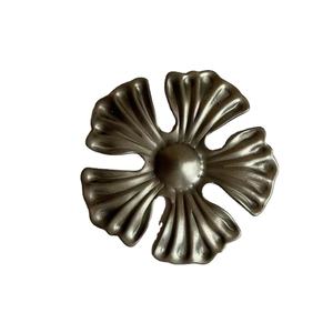 زهور زخرفية من الفولاذ HLT، أوراق فولاذية زخرفية، أوراق فولاذية مطروقة، زهور مطبوعة - Product Image 2