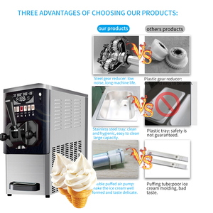 Bán GQ-S8 Máy Làm Kem Thông Minh Dùng Trong Nhà Bằng Thép Không Gỉ Thương Mại Để Bàn Cỡ Nhỏ - Product Image 6