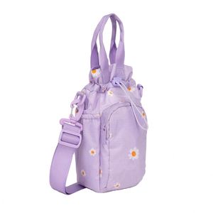 Bolsa de Hombro para Botella de Agua con Estampado y Cierre de Cordón, Fácil de Transportar, Perfecta para Uso Diario y Actividades al Aire Libre Ligeras - Product Image 1