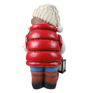Nuovo Arrivo: Orso Natalizio con Candela LED, Decorazione per la Casa, Ornamenti in Resina a Forma di Animale, Artigianato in Resina Natalizio, Regalo di <span class=keywords><strong>Natale</strong></span> - Product Image 5