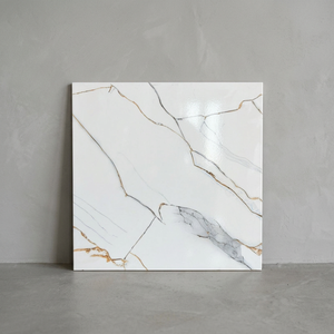Carreaux de sol en céramique modernes et élégants, numériquement émaillés, 400x400mm, design de revêtement de sol intérieur en porcelaine - Product Image 3