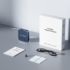 Enclosure SSD Eksternal Magsafe SATA 10Gbps Kecepatan Tinggi M2 2230 <span class=keywords><strong>M</strong></span>.<span class=keywords><strong>2</strong></span> NVMe 2TB, Ukuran Saku, USB3.1/3.0/<span class=keywords><strong>2</strong></span>.0 USB C Tipe-C NGFF - Product Image 2