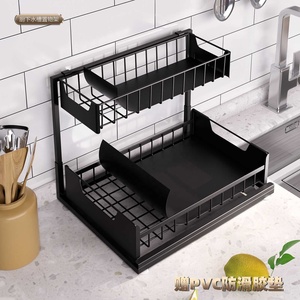Sotto il lavello della <span class=keywords><strong>cucina</strong></span> scaffali pavimento in piedi sotto la <span class=keywords><strong>cucina</strong></span> scorrevoli scaffale di stoccaggio telescopico acciaio al carbonio - Product Image 6
