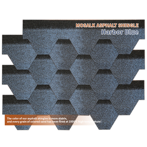 Tuiles de toiture en mosaïque monocouche, directement de l'usine, fournisseur de bardeaux en asphalte mosaïque, résistantes aux ouragans, économiques - Product Image 4