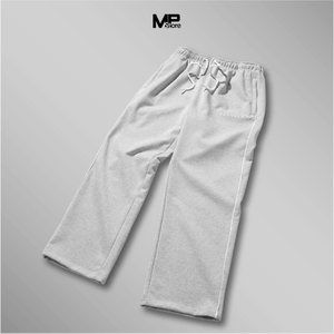 Pantalones de pierna ancha de algodón 100% unisex para hombre y mujer, pantalones deportivos de cintura media, transpirables, estilo callejero, servicio OEM de Vietnam para hombres y mujeres - Product Image 1