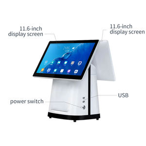 Système de caisse enregistreuse tactile Android à double écran 11,6 pouces, écran standard clair, résolution 1366x768 (écran principal unique) - Product Image 3