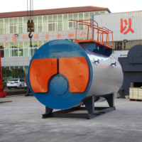 Chaudière à vapeur à tubes de fumée de 1 à 6 tonnes, au mazout, pour l'industrie de la construction, marque ZHONGTAI, économie d'énergie, garantie de 2 ans