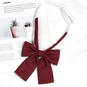 Costume d'étudiant japonais de style collège JK pour femmes, <span class=keywords><strong>marin</strong></span>, rouge vin, rose, nœud, accessoires vestimentaires, cravate pour hommes - Product Image 2