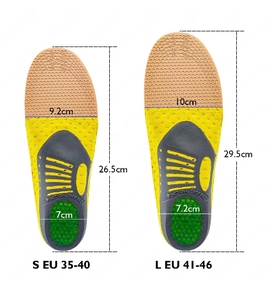 Orthotic Gel Insoles for Sneaker Orthopedic Flat Foot <b>Cushion</b> Insert Arch Support <b>Pad</b> Foot Pain-relieving Man Women - Product Image 6