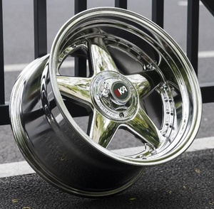 Rines <span class=keywords><strong>SAK</strong></span> de 17 Pulgadas, 8.5J 9.5J, Diseño de Labio Profundo, 4 y 5 Orificios, para Autos de Pasajeros, 4x100 4x14.3 5x100 5x112 5x120 - Product Image 4