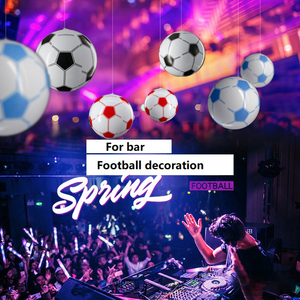 Ballon d'eau gonflable promotionnel en solde avec design de <span class=keywords><strong>football</strong></span>, ballon de plage gonflable avec design de <span class=keywords><strong>football</strong></span> - Product Image 6