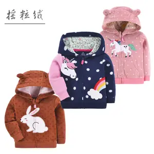 Baby Meisjes Fleece Jas Jas Herfst Winter Jas Voor Jongens Hooded Bovenkleding Jas Jas Pasgeboren Kleding