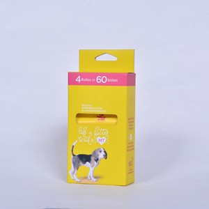 Bolsas para excremento de perro al por mayor, ecológicas, 100% biodegradables, de almidón de maíz, con asa para atar, portátiles, sostenibles y compostables. - Product Image 3