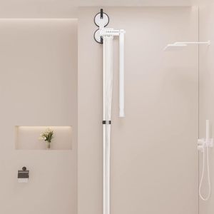 <span class=keywords><strong>Tringle</strong></span> de douche pliable antidérapante à ventouses doubles, sans perçage, gain de place, pour salle de bain - Product Image 3