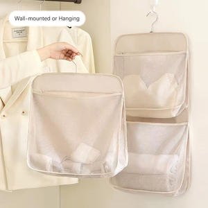 <span class=keywords><strong>Bolsa</strong></span> de almacenamiento de <span class=keywords><strong>ropa</strong></span> montada en la pared colgante clasificación de <span class=keywords><strong>ropa</strong></span> de armario <span class=keywords><strong>bolsa</strong></span> colgante <span class=keywords><strong>bolsa</strong></span> de <span class=keywords><strong>ropa</strong></span> transpirable de malla - Product Image 2