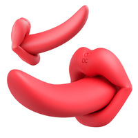 Neuestes Design 10-Gang Sucker Zungen förmige Klitoris Stimulierende Masturbation Massage gerät Lecken Oral Unterwäsche Höschen Vibratoren