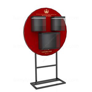 Professional Floor Standing <b>Display</b> Rack for Health Food Store Metal <b>Acrylic</b> Organizer Showcase for Supplements Medicines <b>Stand</b> - Product Image 2